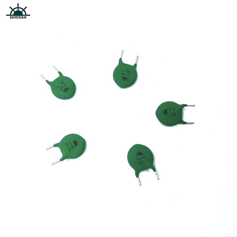 Goede kwaliteit China Fabrikant Green Silicon 5 Ohm 5D13 Diameter 13mm Weerstand Power NTC Thermistor